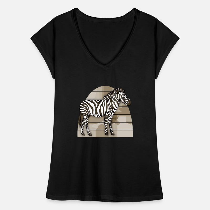 Zebra Women's Vintage T-Shirt