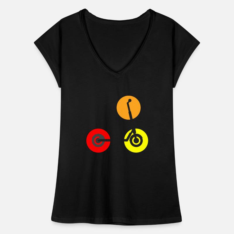 E-Scooter Roller Frauen Vintage T-Shirt