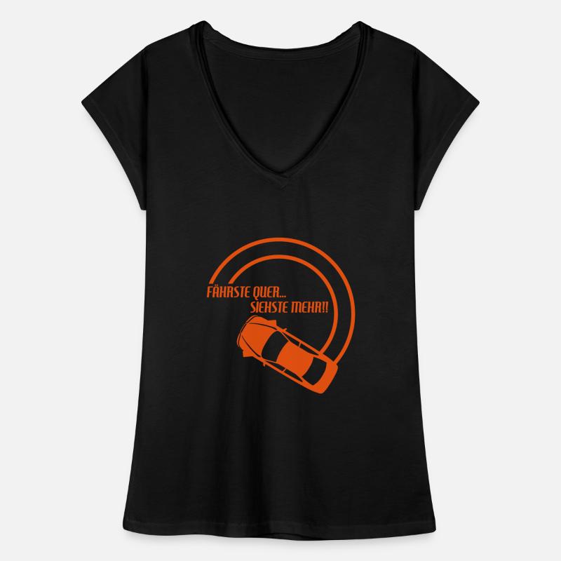 fährste quer... siehste mehr!! 1 Frauen Vintage T-Shirt