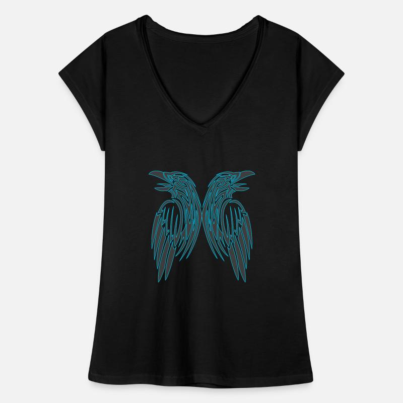 Hugin Munin mirrored Women's Vintage T-Shirt