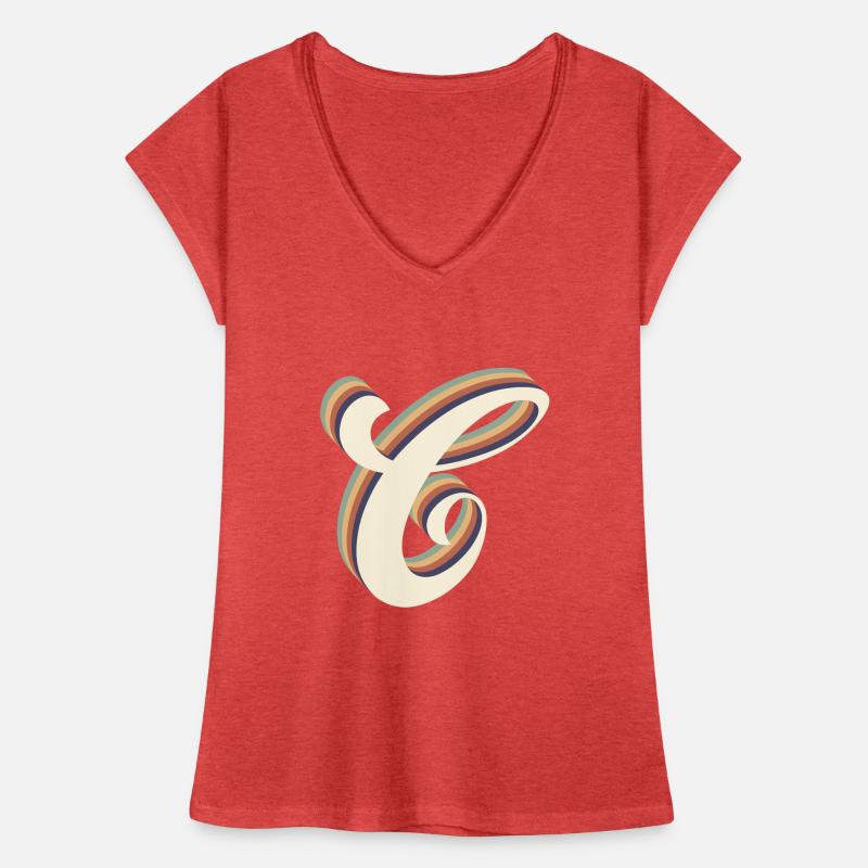 letter C Women's Vintage T-Shirt