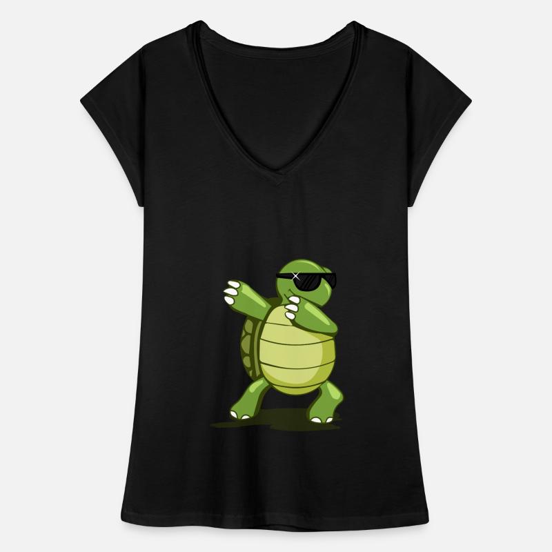 Dabbing turtle with sunglasses Women's Vintage T-Shirt