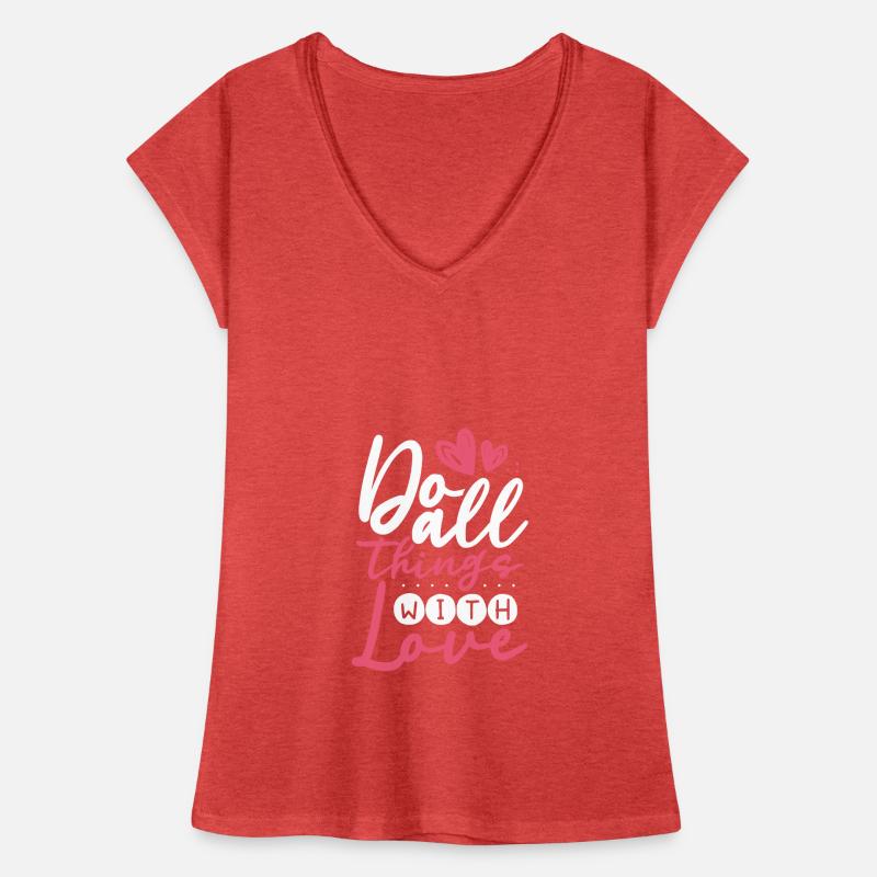 Mach Alles Mit Hingabe Frauen Vintage T-Shirt
