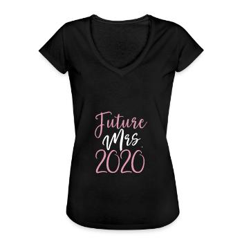 Future Miss 2020 - T-shirt vintage Femme - noir - Devant - Danielle (179cm)