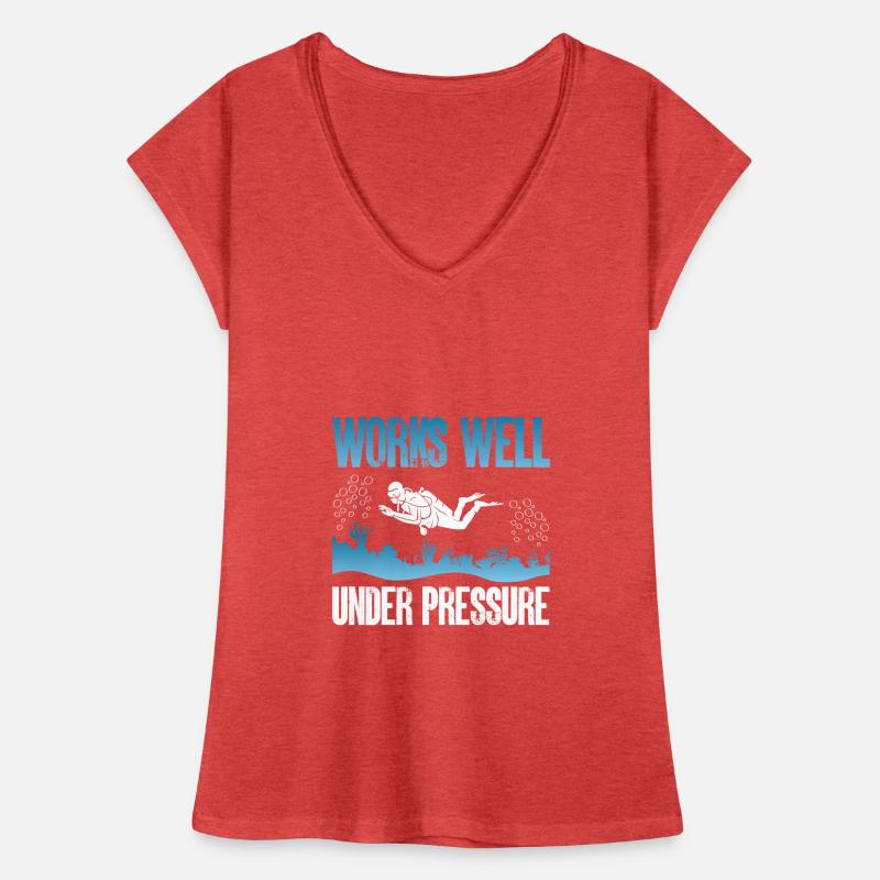 Fonctionne bien sous pression T-shirt vintage Femme