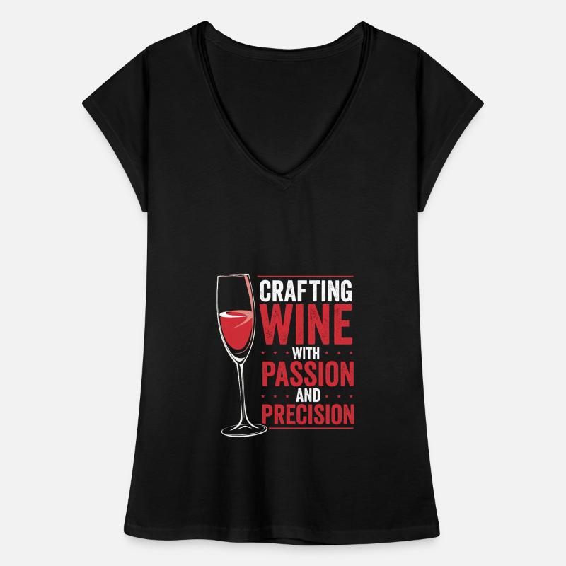Wein Mit Leidenschaft Herstellen Frauen Vintage T-Shirt