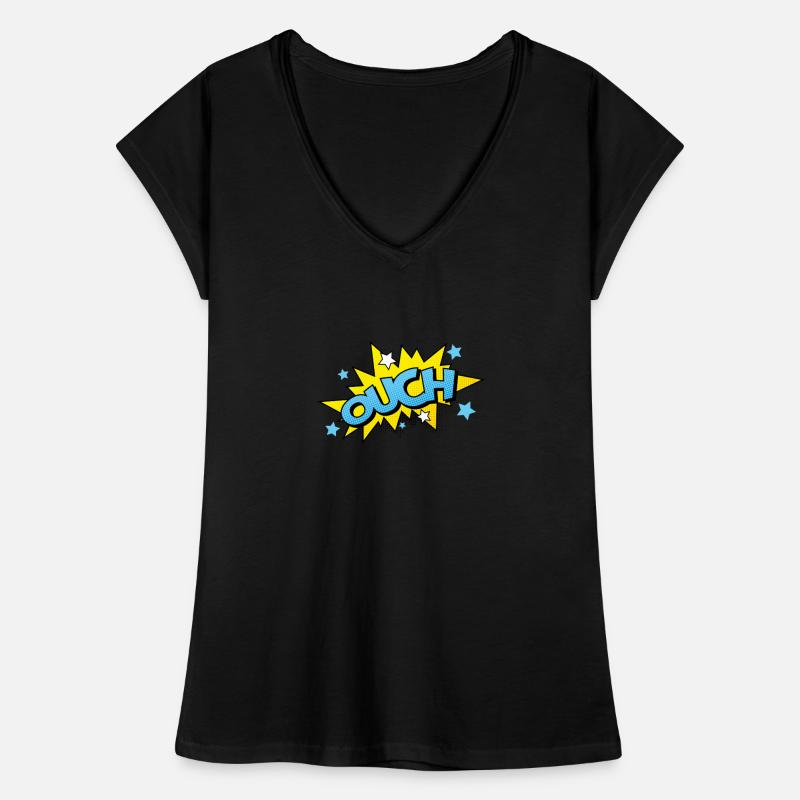 Comic Comicstyle Comic-Strips Nerd Superheld Frauen Vintage T-Shirt