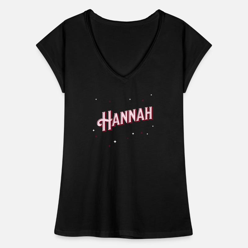 Hannah Name Personalized Women's Vintage T-Shirt