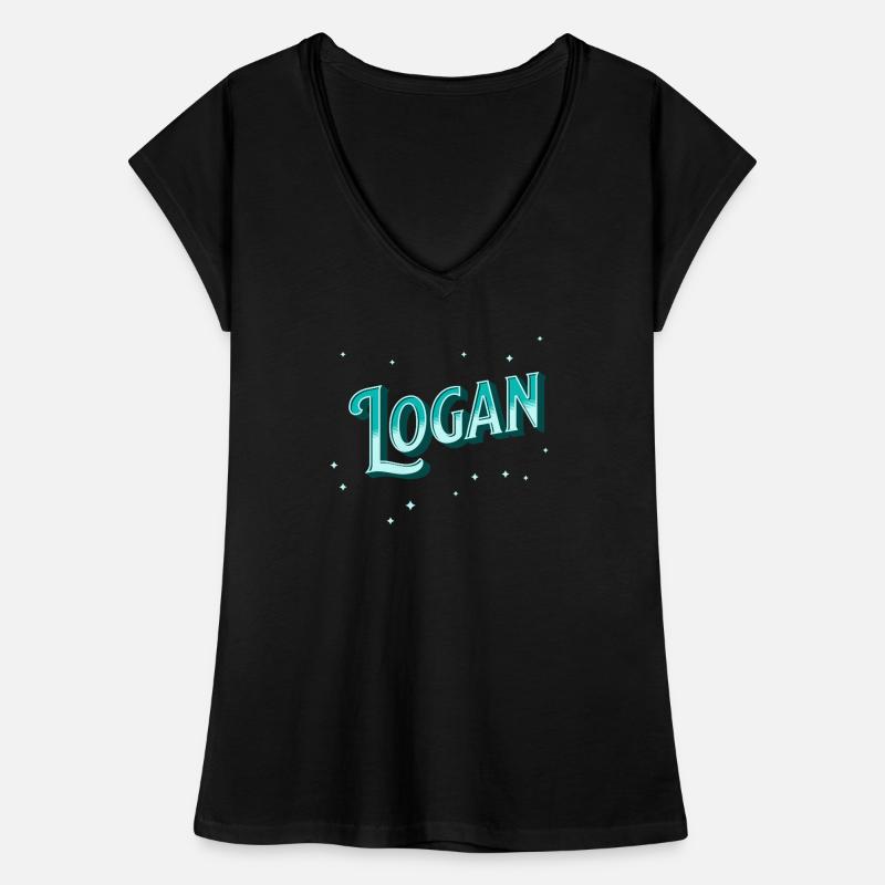 Logan names personalized Women's Vintage T-Shirt