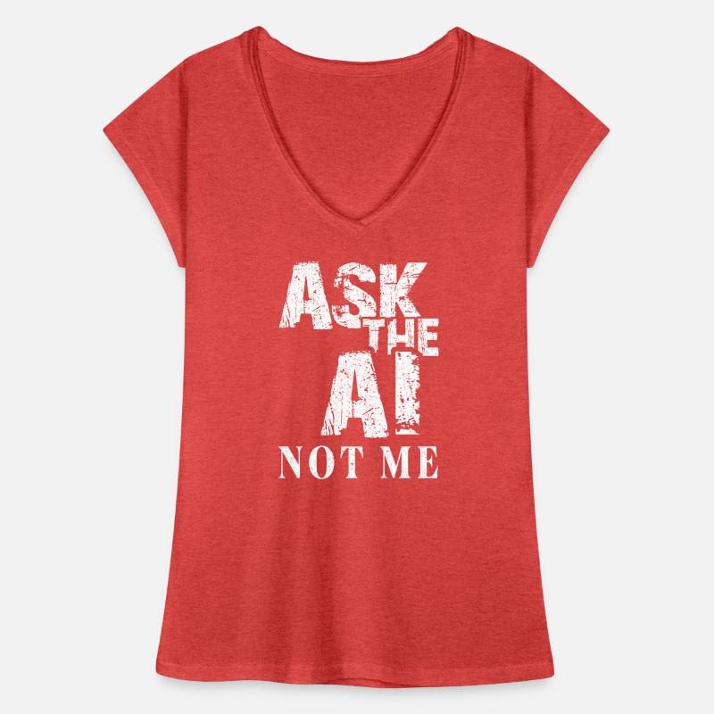 AI Artificial Intelligence Funny Nerd Saying Women's Vintage T-Shirt