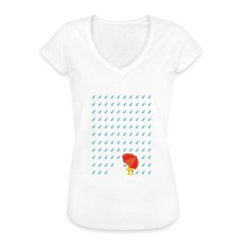 rain - Women's Vintage T-Shirt - black - Front - Danielle (179cm)