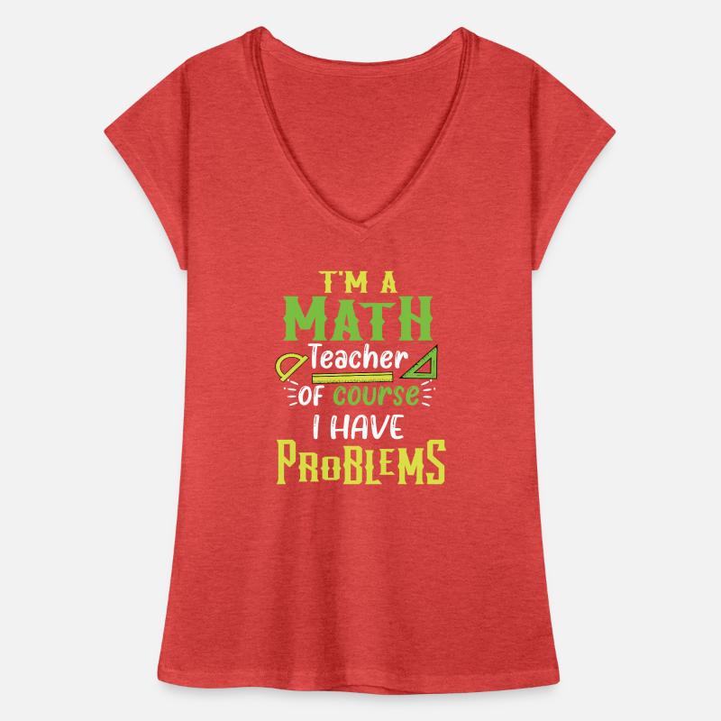 Professeur de maths maths T-shirt vintage Femme