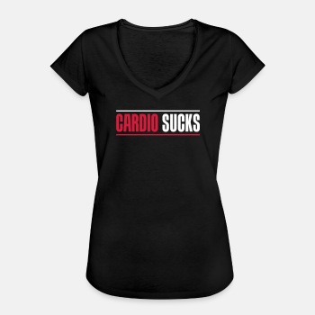 Cardio sucks - Vintage T-shirt for women