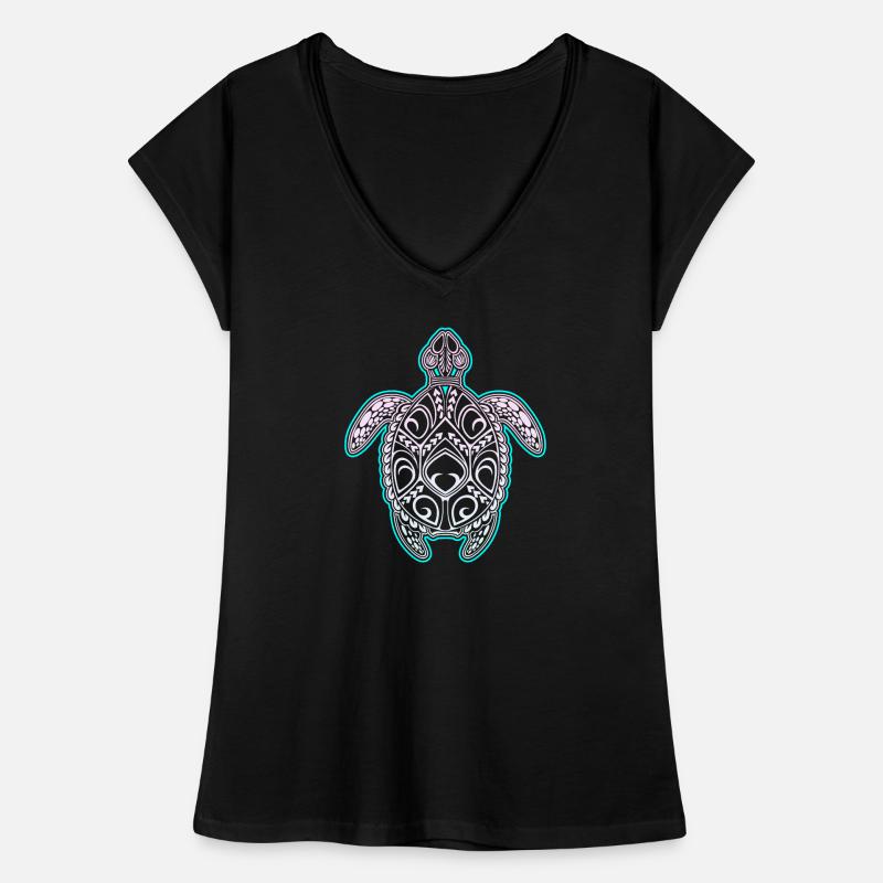 Plongée tortue T-shirt vintage Femme