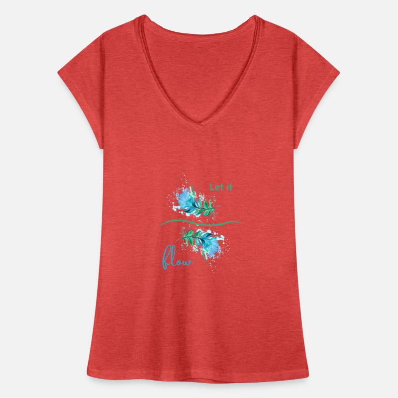 Let It Flow Frauen Vintage T-Shirt
