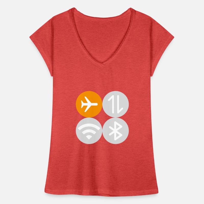 Quick Menu Flight Mode Women's Vintage T-Shirt