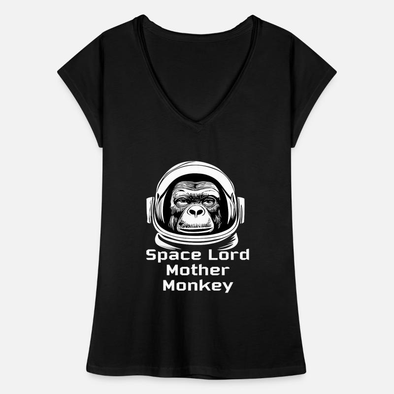 space monkey Frauen Vintage T-Shirt