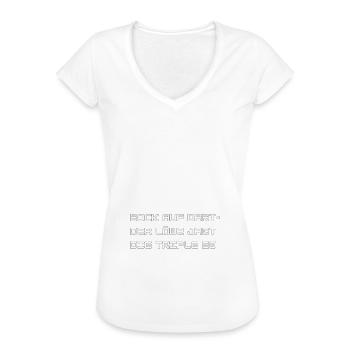 Bock auf Dart - Darts WM - Frauen Vintage T-Shirt - Schwarz - Vorne - Danielle (179cm)