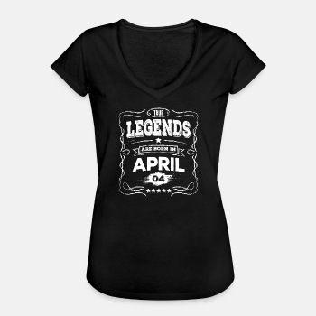 True legends are born in April - Vintage T-shirt for women