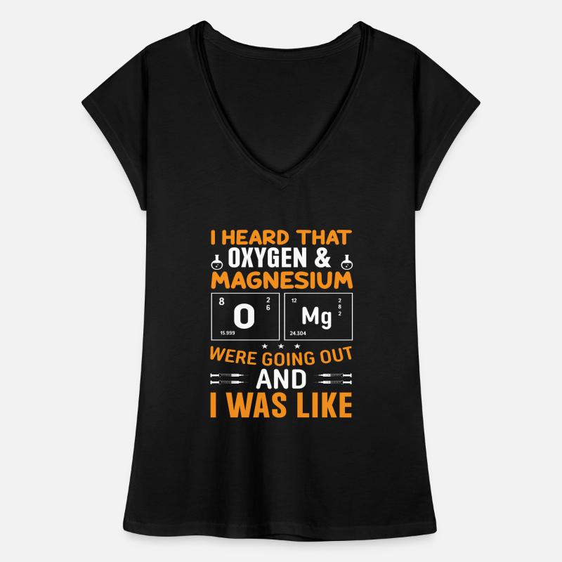 I heard that Oxygen & Magnesium O Mg were going... Women's Vintage T-Shirt