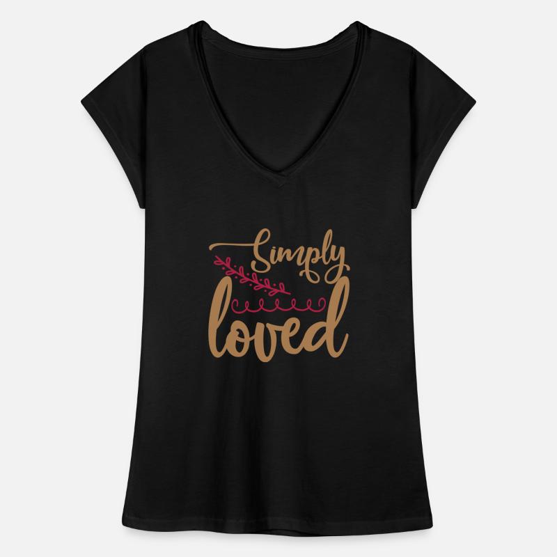 Cadeau tout simplement aimé Idée cadeau Saint Valentin T-shirt vintage Femme