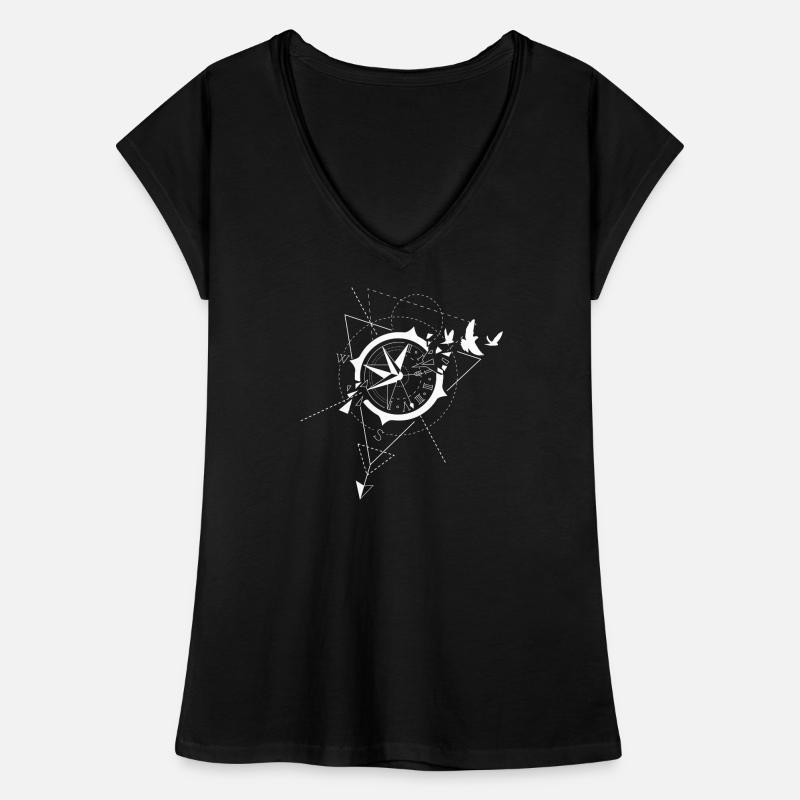 Kompass Frauen Vintage T-Shirt