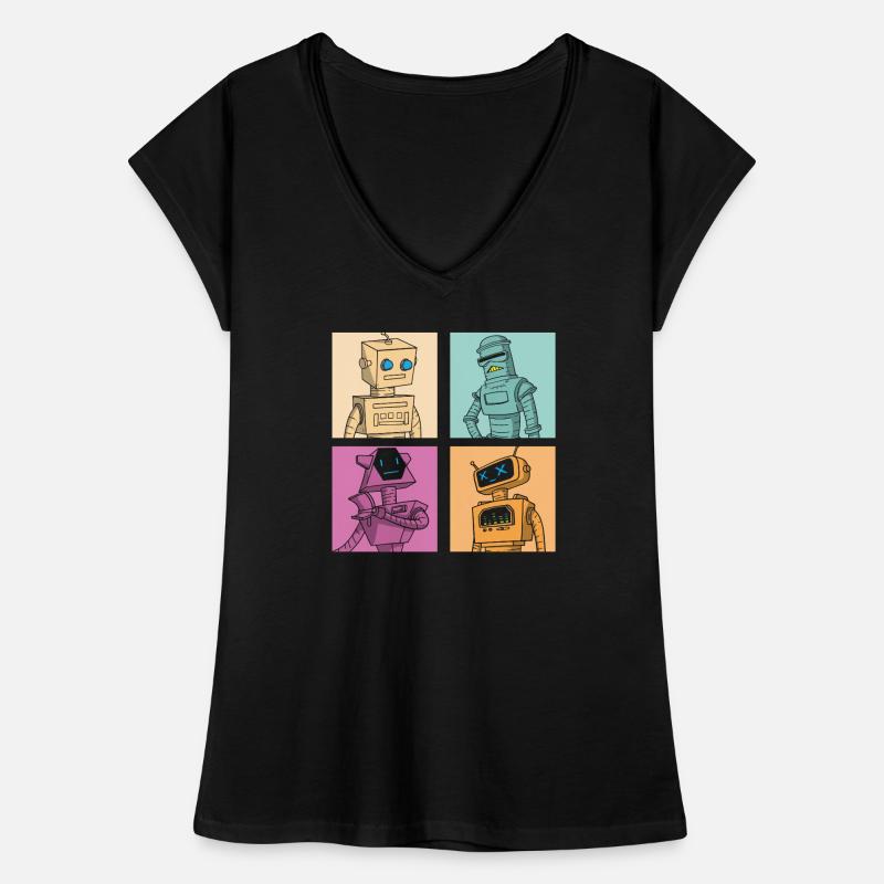 Roboter Robot Frauen Vintage T-Shirt