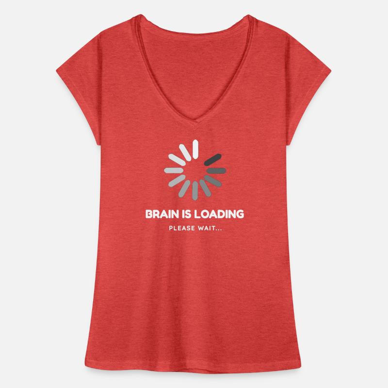 Brain is loading, please wait -Funny design Women's Vintage T-Shirt