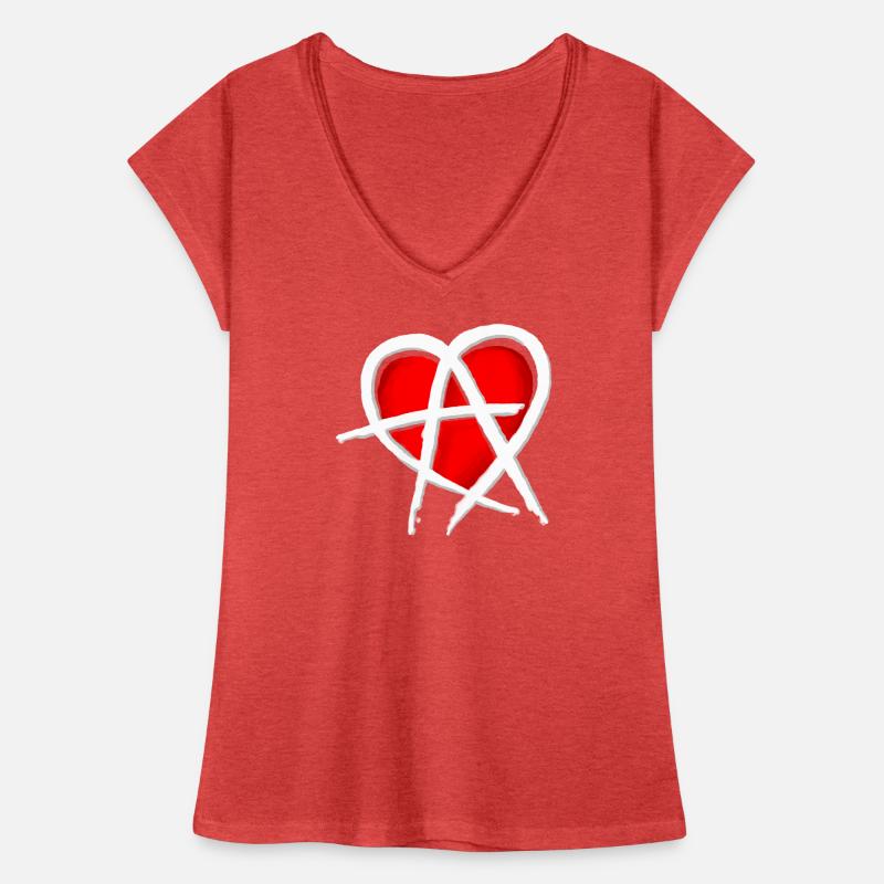 Anarchy & Love Frauen Vintage T-Shirt
