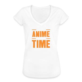 Manga Comic Pop Culture Déclaration Anime Cosplay - T-shirt vintage Femme - noir - Devant - Danielle (179cm)