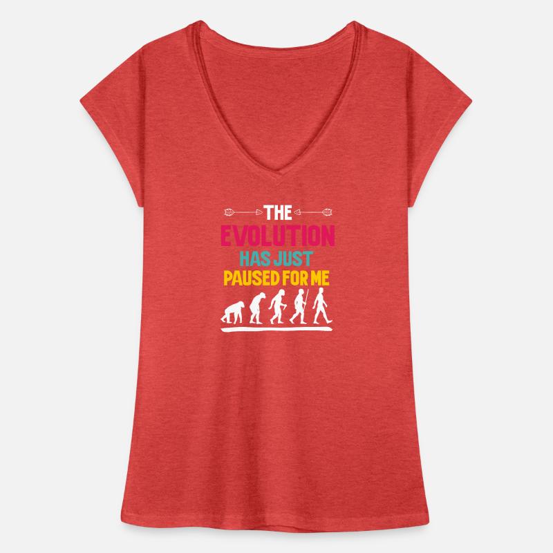 L'évolution s'est simplement arrêtée pour moi T-shirt vintage Femme
