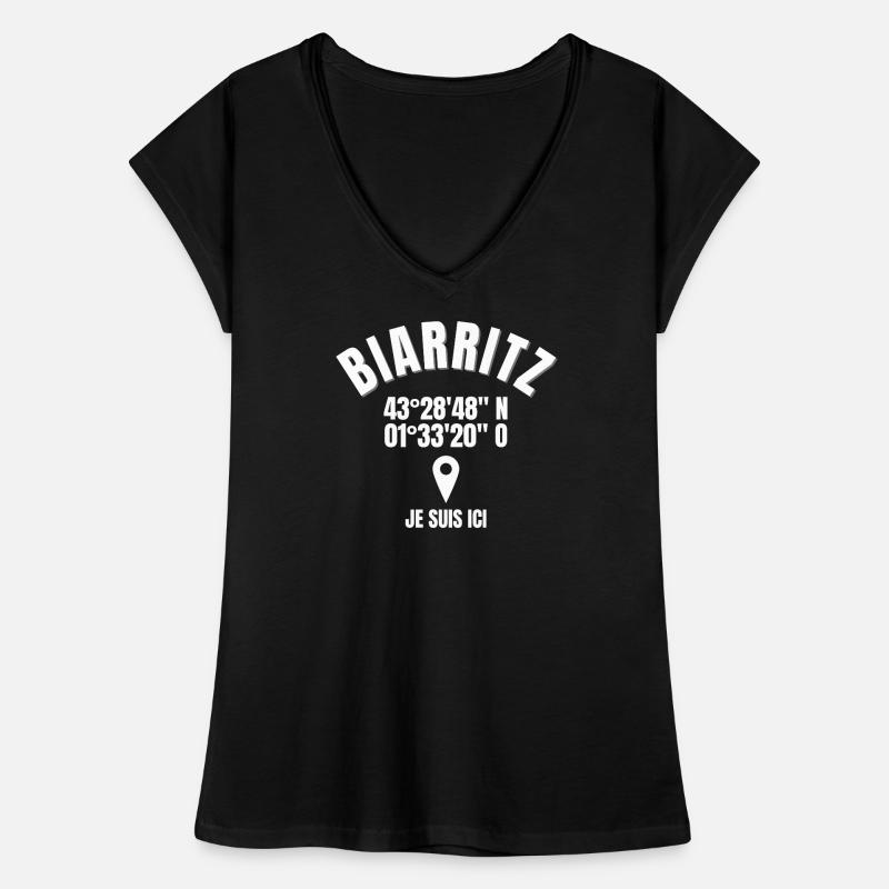 Biarritz, Basque, Pays Basque T-shirt vintage Femme