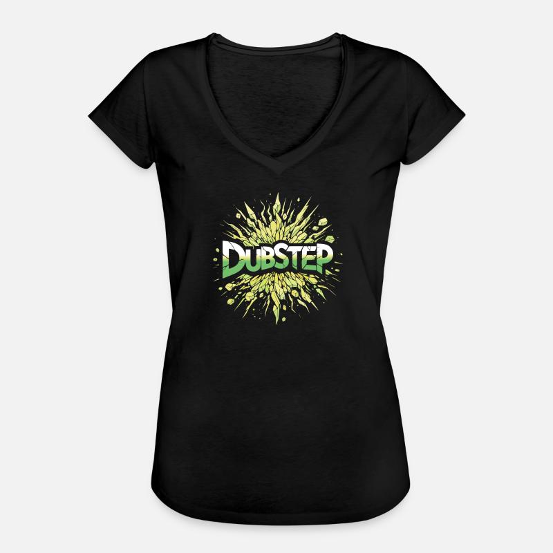 Dubstep Explosion - Women's Vintage T-Shirt - black
