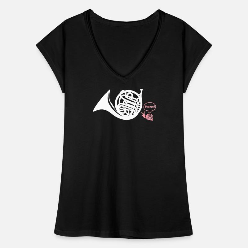 Waldhorn Hornist Frauen Vintage T-Shirt
