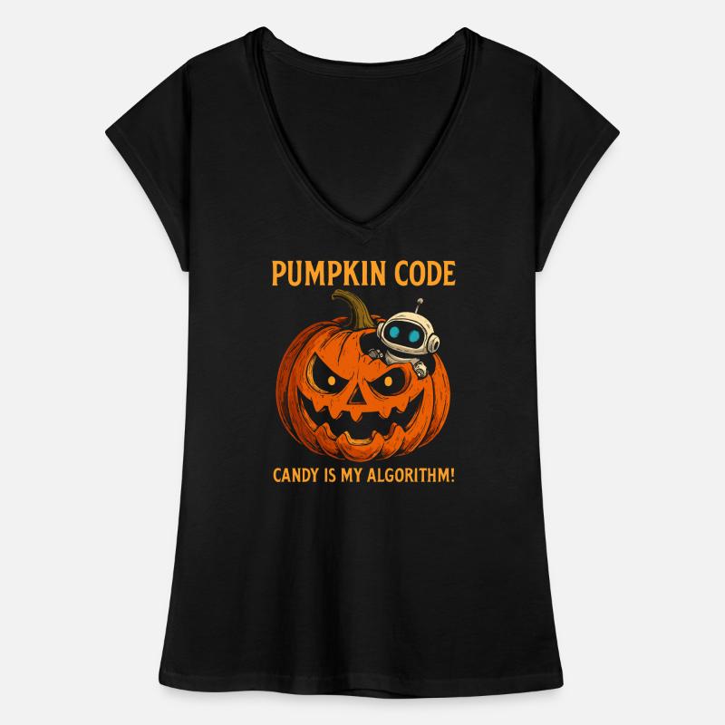 Pumpkin Code : Candy est mon algorithme ! T-shirt vintage Femme