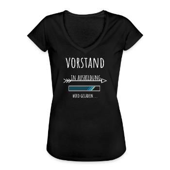 Management Studies Profession Training Board of Directors - Women's Vintage T-Shirt - black - Front - Danielle (179cm)