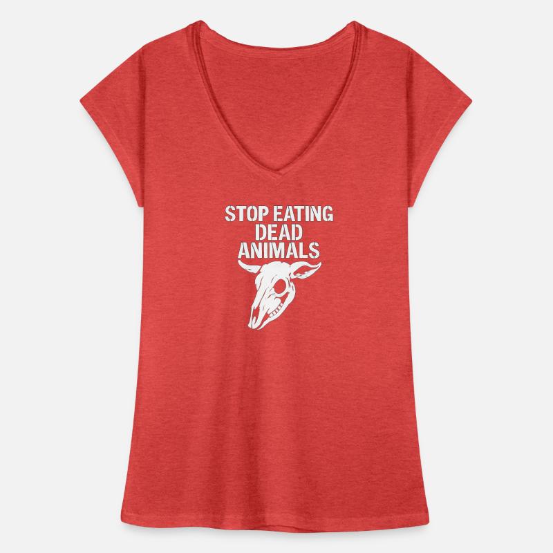 Stop Eating Dead Animals Women's Vintage T-Shirt