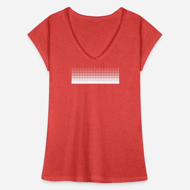 Basic Dots Gradient (breit) Frauen Vintage T-Shirt