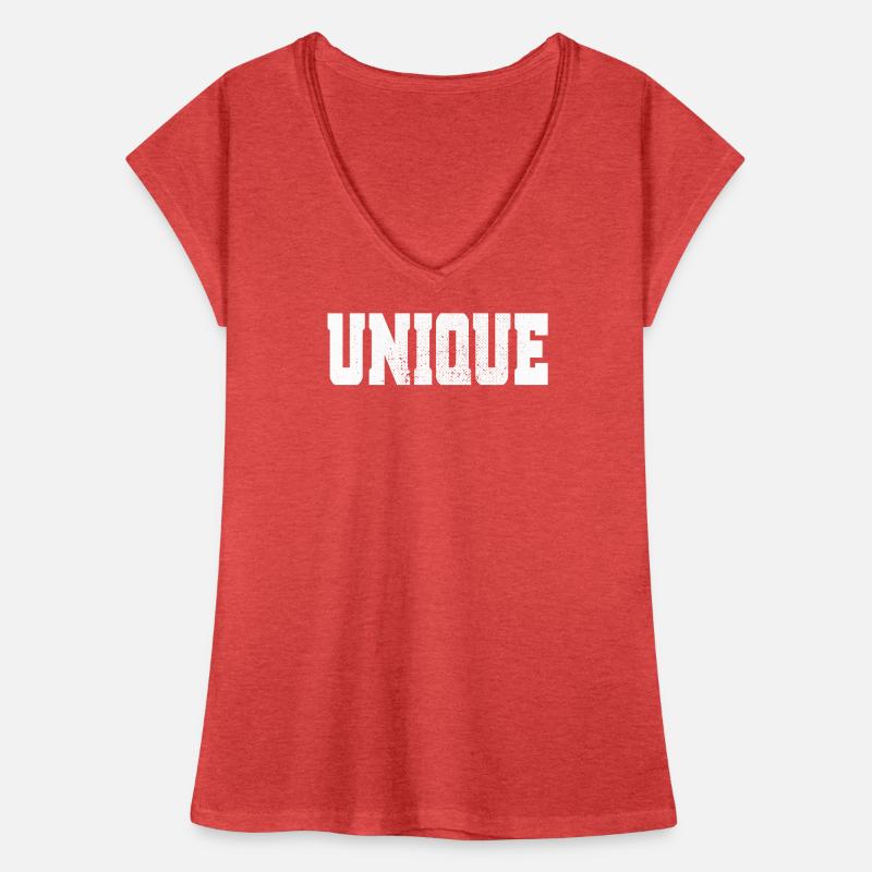 Unique Einzigartig Unikat Selbstwert Einzig Artig Frauen Vintage T-Shirt