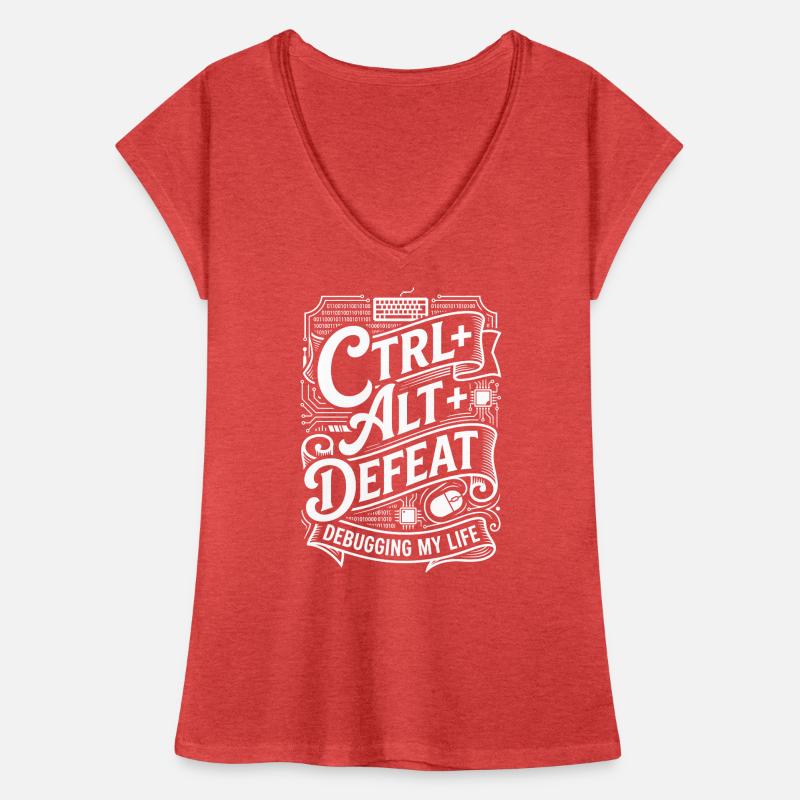 CTRL ALT DELETE Debugging My Life Women's Vintage T-Shirt