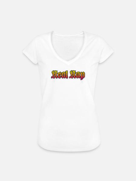 Real Rap - Frauen Vintage T-Shirt - Schwarz