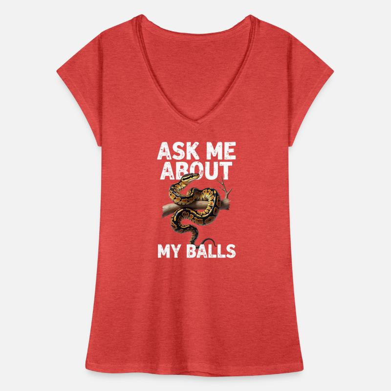 Python roi Serpents Amateurs de terrarium Python T-shirt vintage Femme