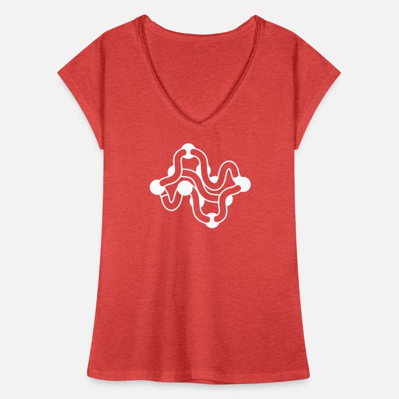 Protein folding molecule chain Women's Vintage T-Shirt