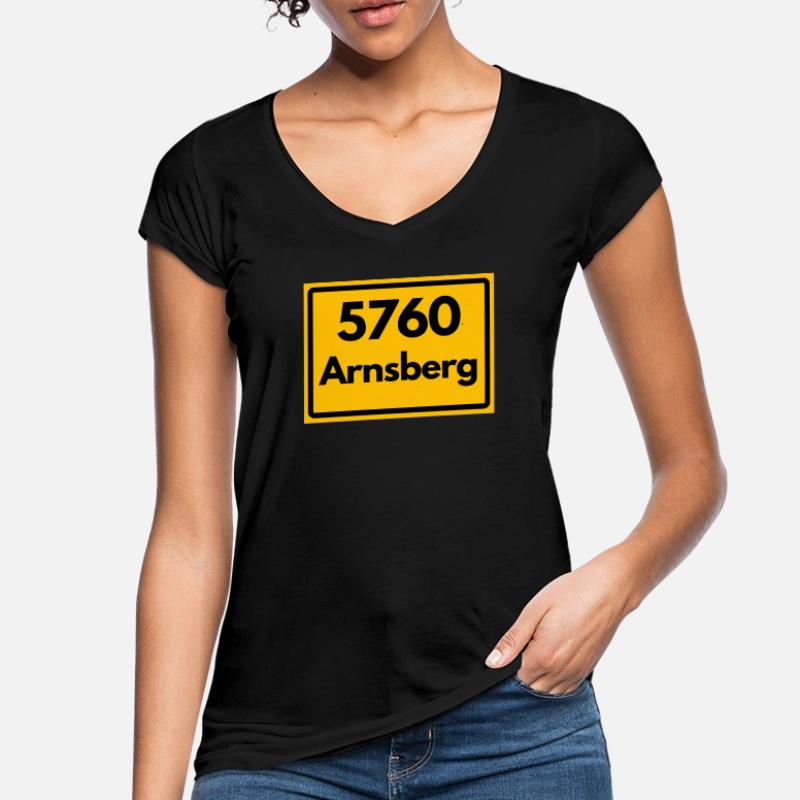 OLD POSTCODE POSTCODE RETRO 5760 ARNSBERG Women's Vintage T-Shirt