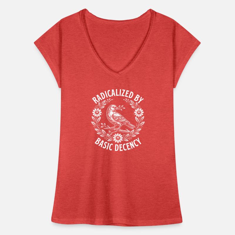 Radicalized Basic Decency Activist Equality  Women's Vintage T-Shirt