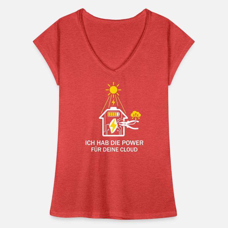 Solar Handwerker Cloud Power   Frauen Vintage T-Shirt