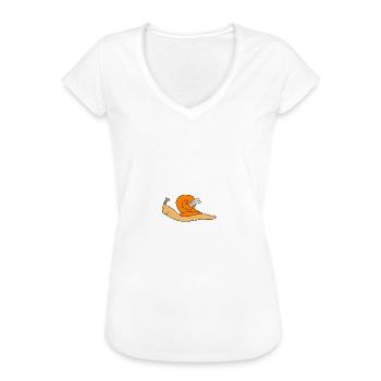 Turbo - Frauen Vintage T-Shirt - Schwarz - Vorne - Danielle (179cm)