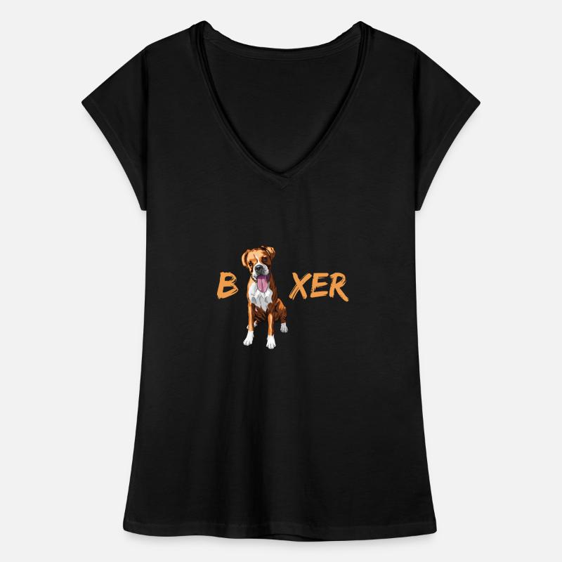 Boxer Frauen Vintage T-Shirt