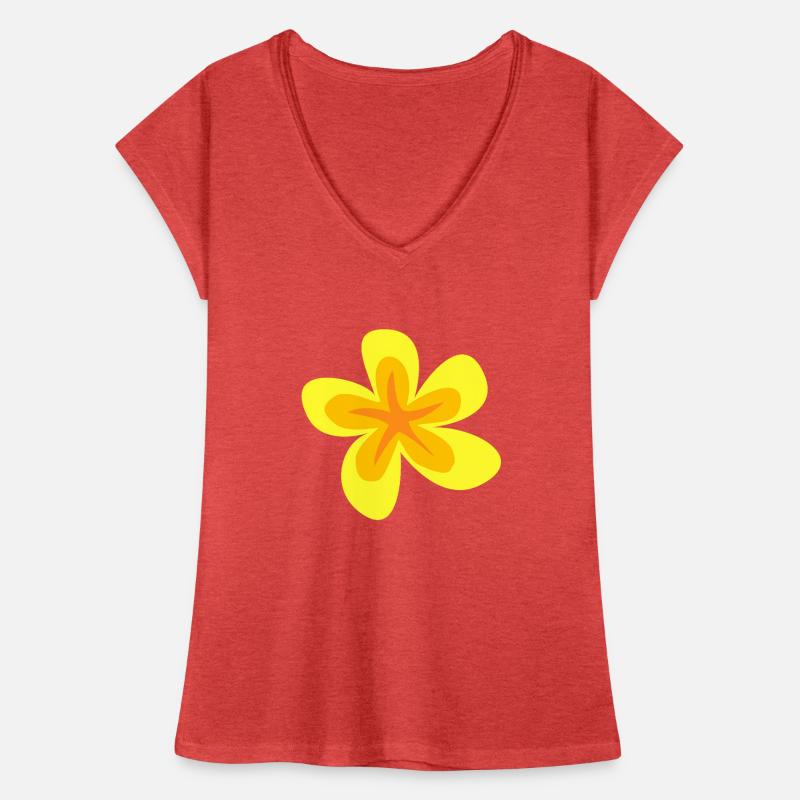 Hawaii-Blume 5 Frauen Vintage T-Shirt
