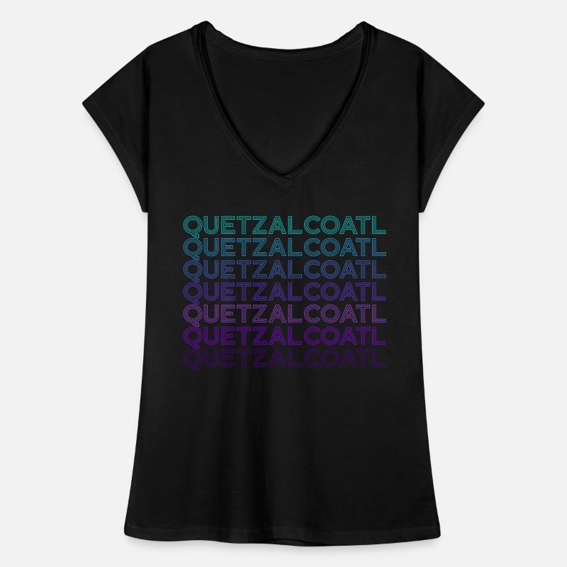 Quetzalcoatl Ancient Deity Aztecs Maya Retro Women's Vintage T-Shirt
